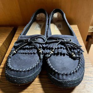 NEW UGG Moccasin Flats - Dark Navy
